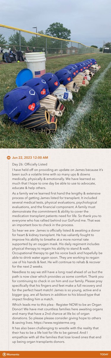 Day 26: James update. Thank you for the continued prayers &amp; belief in healing! <a href="/DukeHeartCenter/">Duke Heart</a>