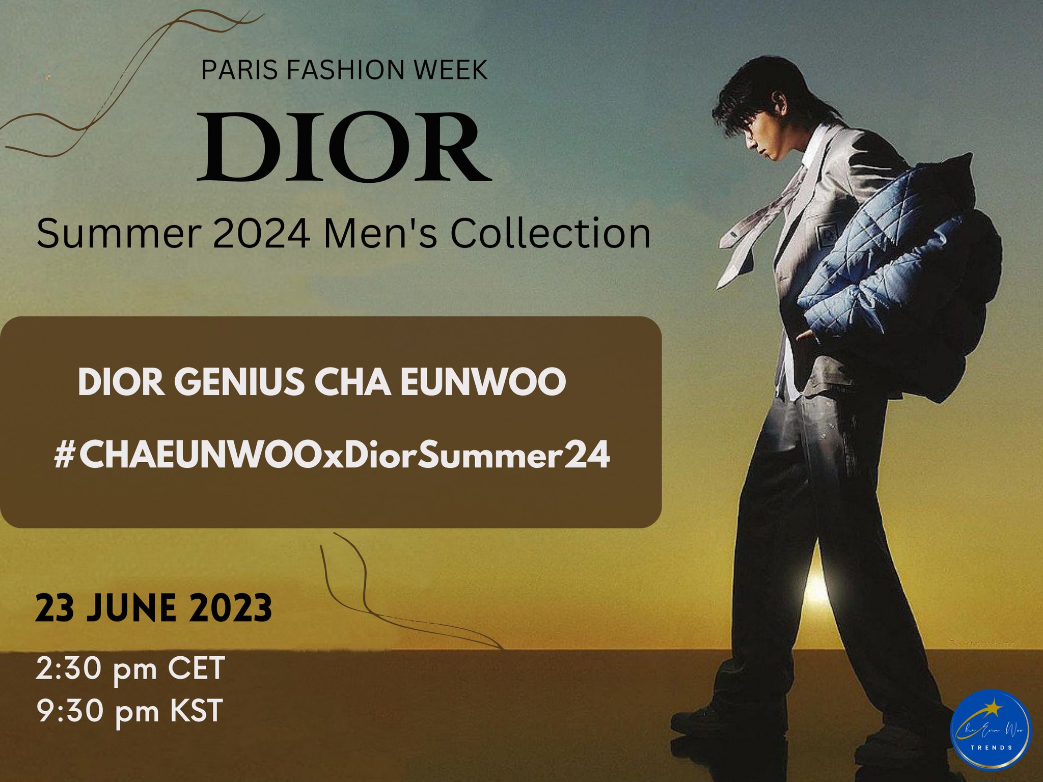 CHA EUNWOO 차은우 TRENDS on Twitter "📢TWITTER PARTY REMINDER‼️ 📆 06/23