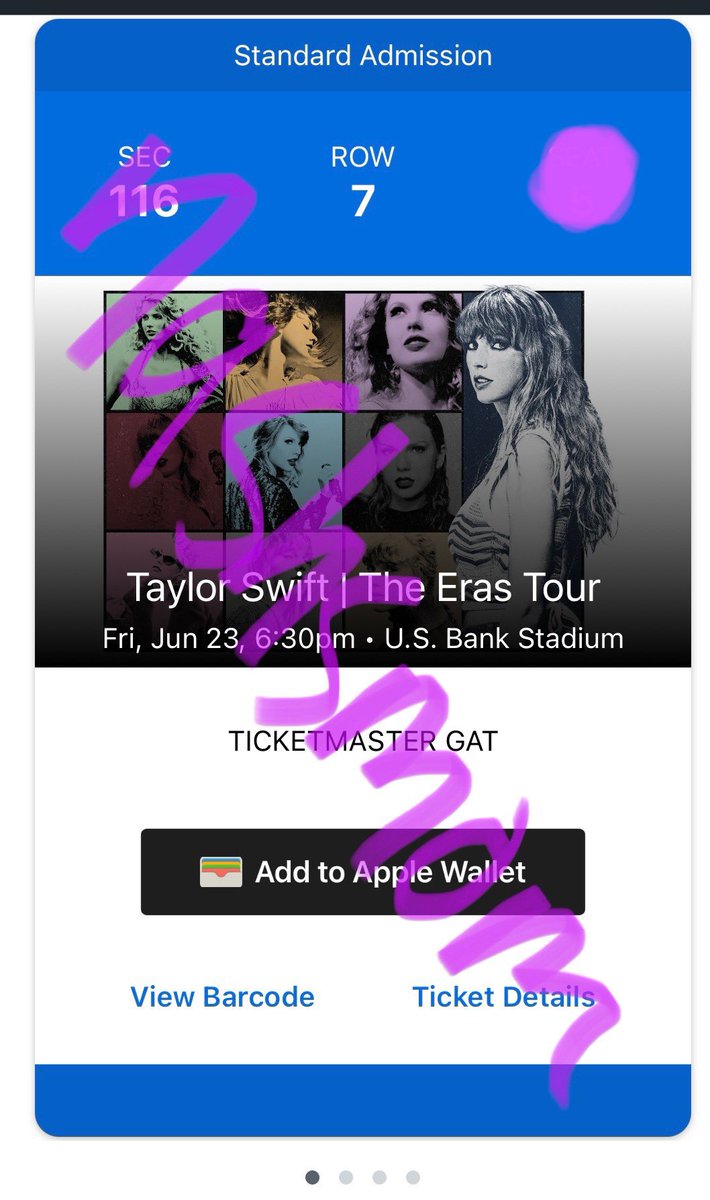 erastourticketz (Taylor’s Version) (@erastourticketz) on Twitter photo Minneapolis #Swifties! Your ticket-mastermind, <a href="/Kat_AF13/">Kat 💖nashs_mom💖</a>, grabbed TWO tickets for Friday’s show!
TOTAL: $648.75 (includes PayPal G&S fee)
Comment with the surprise song you want to hear most (even if Taylor Swift already sang it) & someone will be randomly chosen! Minneapolis #Swifties! Your ticket-mastermind, <a href="/Kat_AF13/">Kat 💖nashs_mom💖</a>, grabbed TWO tickets for Friday’s show!
TOTAL: $648.75 (includes PayPal G&S fee)
Comment with the surprise song you want to hear most (even if Taylor Swift already sang it) & someone will be randomly chosen!