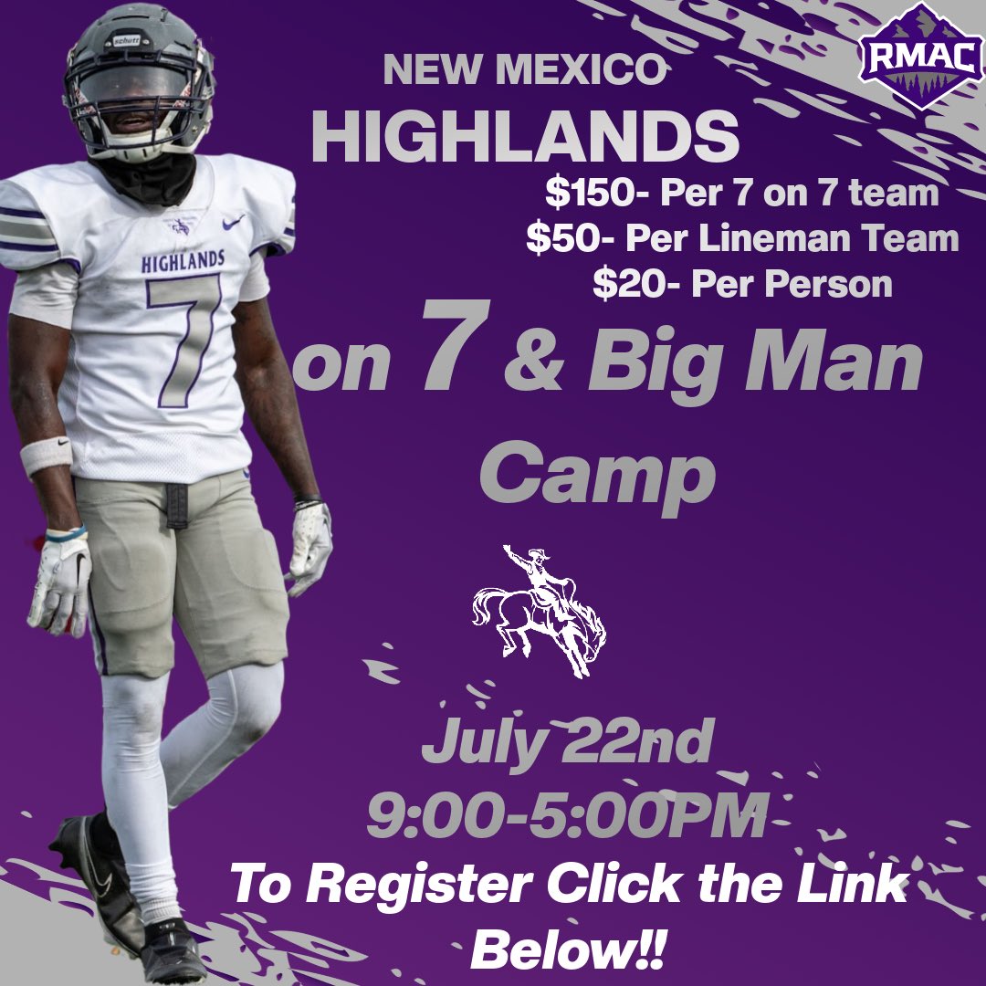Only a month out from camp. Register below to camp with the Cowboys!! forms.gle/QhGkLYsBo6GPnd…