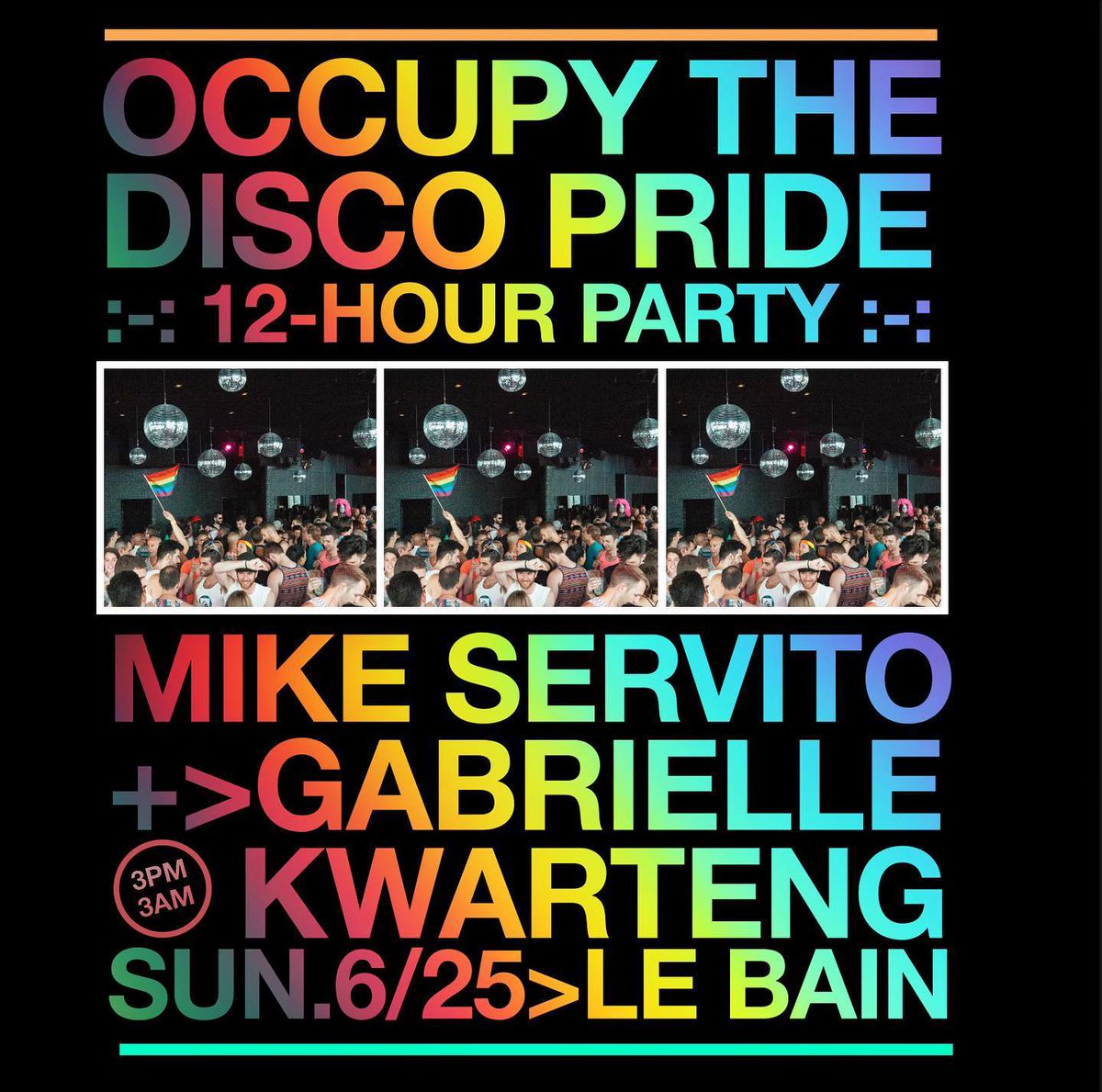 My NY Pride 2023 🩷🏳️‍🌈🏳️‍⚧️

Thursday:
<a href="/jolenesoundroom/">Jolene Sound Room Downtown Miami</a> 

Saturday :
<a href="/houseofyesnyc/">House of Yes</a> 
Onyx Room  

Sunday:
<a href="/OccupyTheDisco/">Occupy The Disco</a>
<a href="/LeBainNYC/">Le Bain</a> 

See you on a dancefloor!

XO
