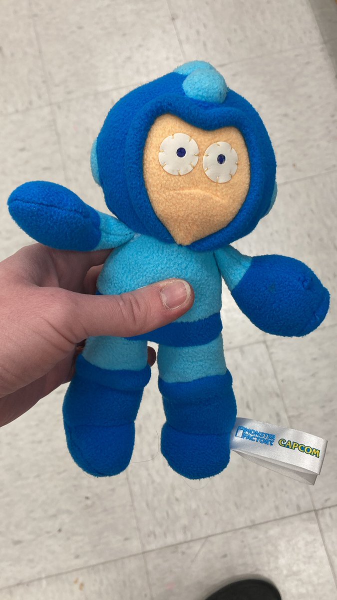 Do you think this Mega Man plush adequately describes <a href="/Pikasprey/">Pikasprey 🐻☕ Android VTuber</a>’s gameplay?

Like for yes!

#YouTubers 
#noticemesenpai
#MegaMan