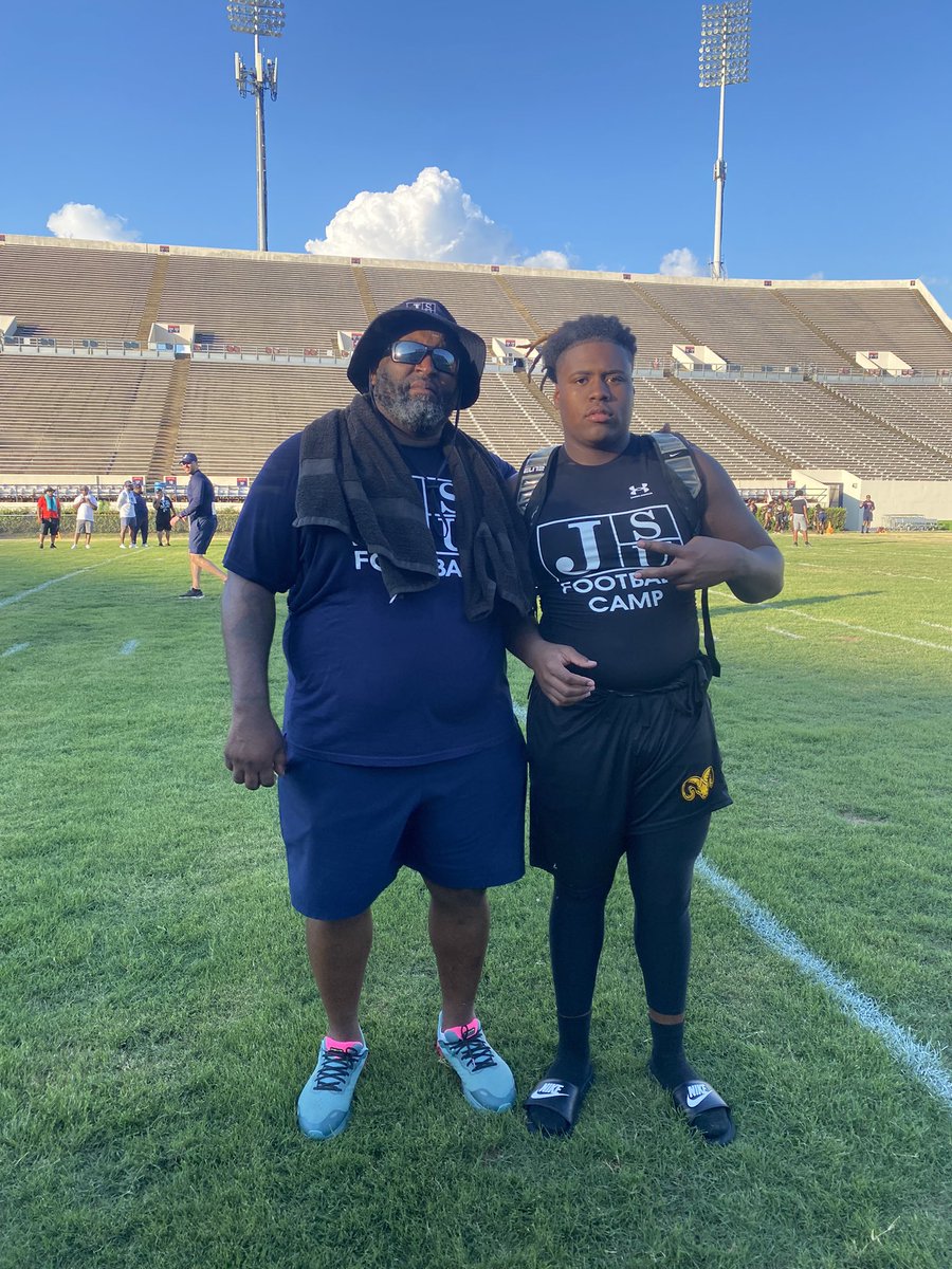 #AGTG Put that work in the results will come! After a great camp and great talk with <a href="/Coach_JBradley/">Jonathan Bradley</a> Blessed and honored to receive my 2nd offer from Jackson State University!!! <a href="/CoachTaylor010/">T.C. Taylor</a> <a href="/Coach_Hammock/">TyQuan Hammock</a> <a href="/larryblustein/">Blustein Recruiting</a> <a href="/Rivals/">Rivals</a> <a href="/RutherfordRam/">Rutherford Ram Football</a> <a href="/DBrownDT72/">Coach DBrown ♠️</a> <a href="/harrison2121/">Harrison Smith Jr</a>