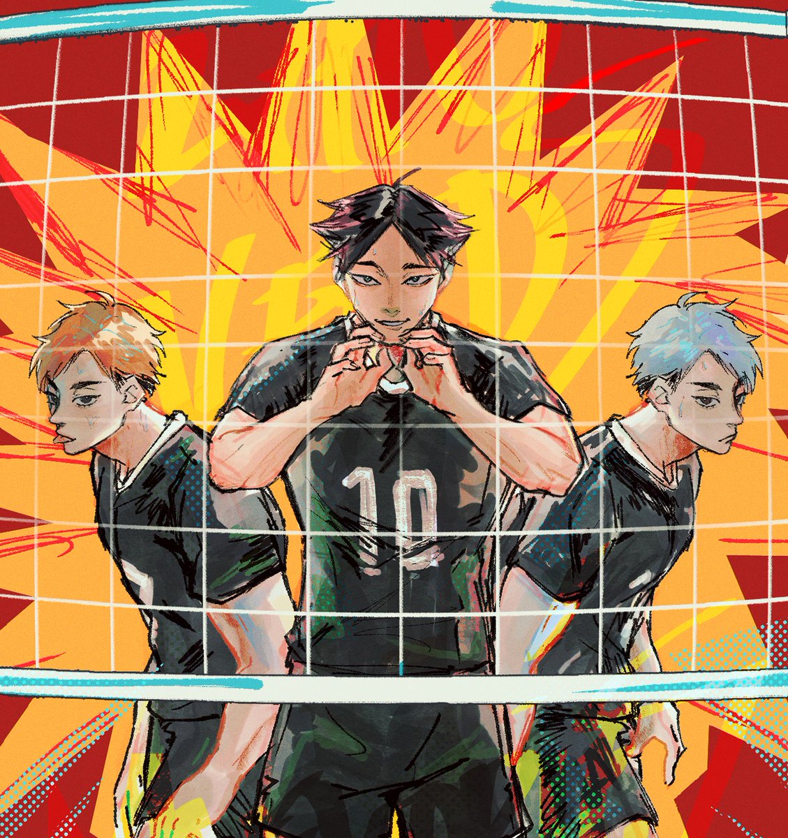 inarizaki trio 🦊🦊🦊
#Haikyuu #sunarintaro #miyaatsumu #miyaosamu