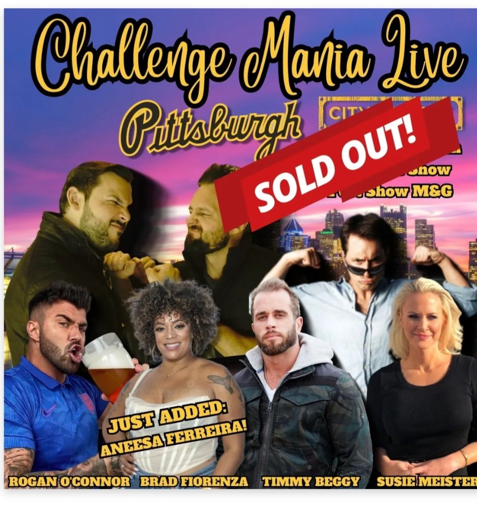 My friend has 1 special VIP ticket for #challengemania Pittsburgh! Hey @SHOTOFYAGER and @DerrickMTV could you retreat this please. @Rogan_OConnor @BradFiorenza @susie_meister @AneesaMTV