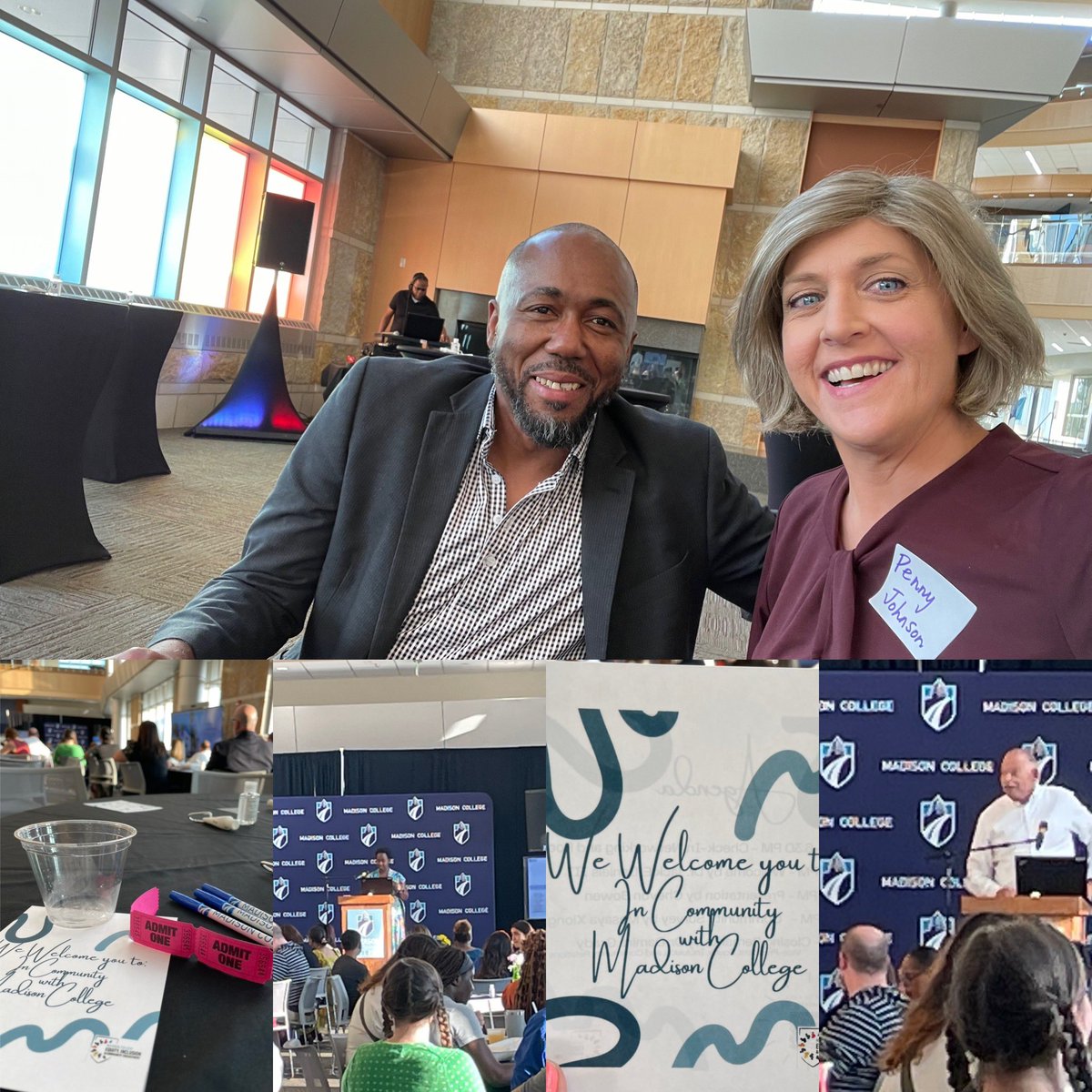 Proud to be a  #MadisonCollege Equity Coordinator and celebrating the equity work in our communities with amazing colleagues like Dr. <a href="/JimmyCheffen/">Jimmy</a>