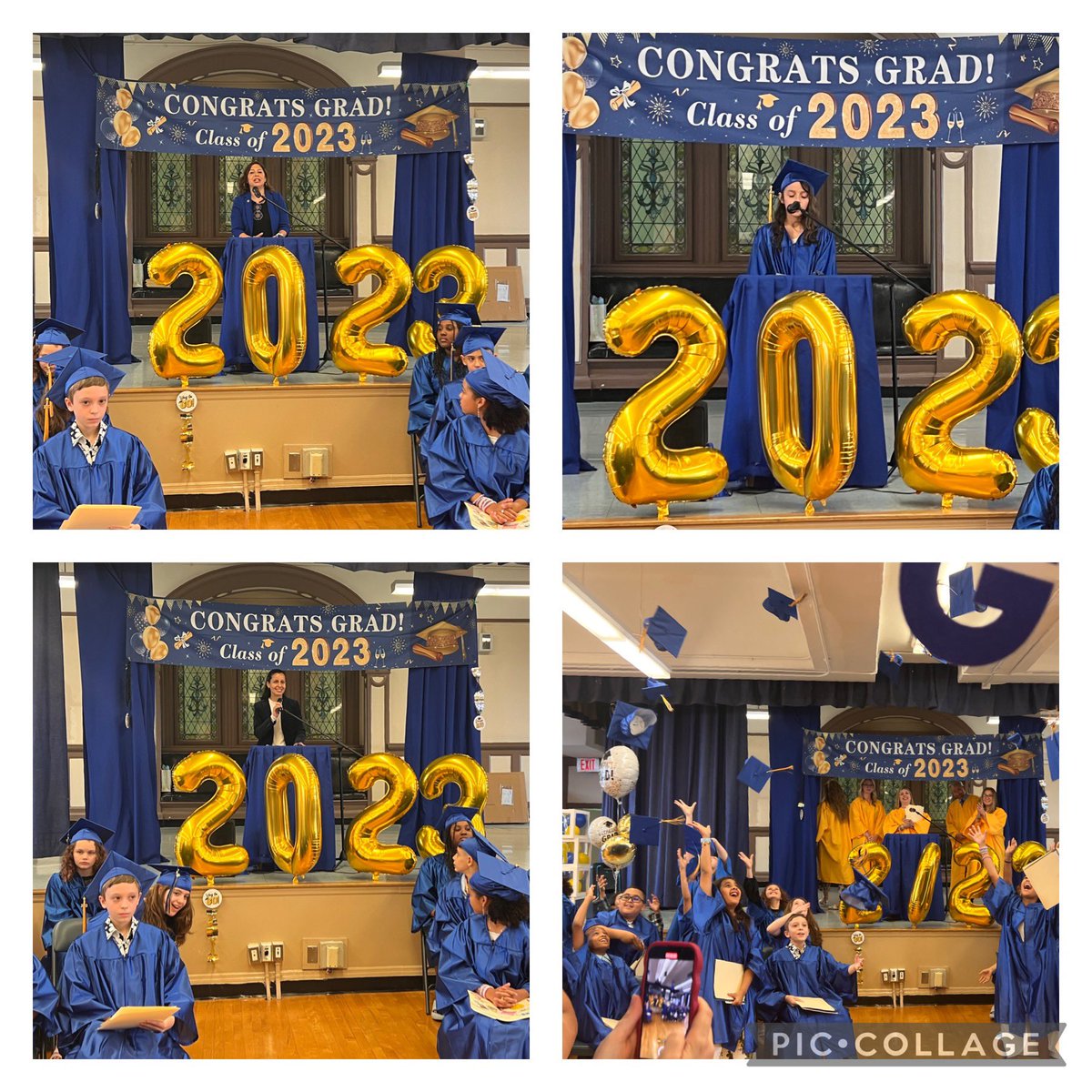 What an incredible and emotional day at our 5th graduation! Seeing our graduates walk across that stage one last time filled my heart with immense pride. Congrats to all our amazing students. You've made us all so proud! #Classof2023 #SteinwaySWAG #Team84 🔵🟡🎓