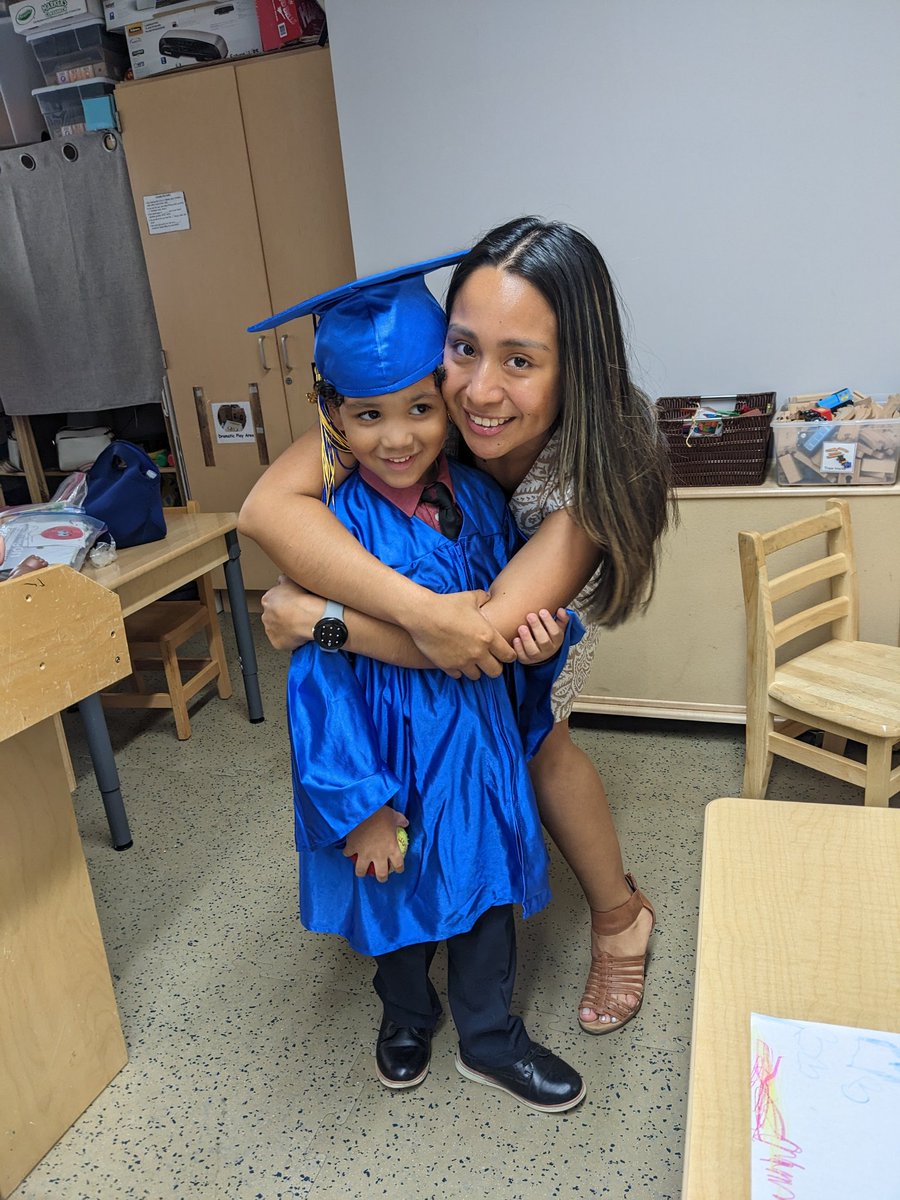 FuentesFive's tweet photo. Glad I was able to celebrate with my "babies". I'm going to miss them so much! #classof2023 #goodbyePreK @GoldPreKD9 💙💛💙💛 https://t.co/9cgMLruc5n