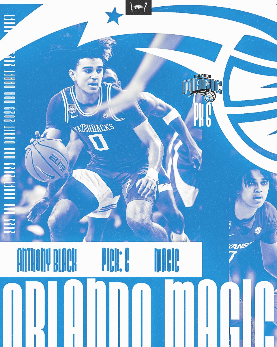 Congratulations to Anthony Black on being drafted 6th by the <a href="/OrlandoMagic/">Orlando Magic</a>