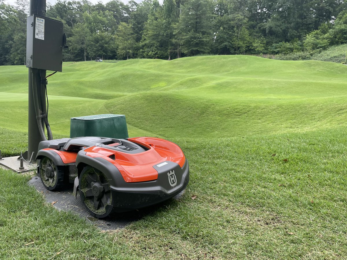 The Husqvarna 535 AWD solves major slope mowing issues on golf courses and general turf areas. Big impact in a small mower.