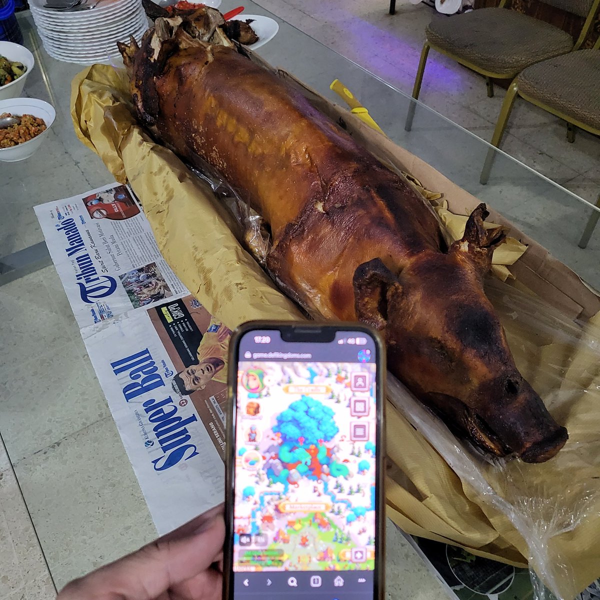 Questing before dinner... 18kg suckling pig 🤌 LFG!

$JEWEL
<a href="/DeFiKingdoms/">DeFi Kingdoms 🔺🌿</a> 
#DFKgoesto