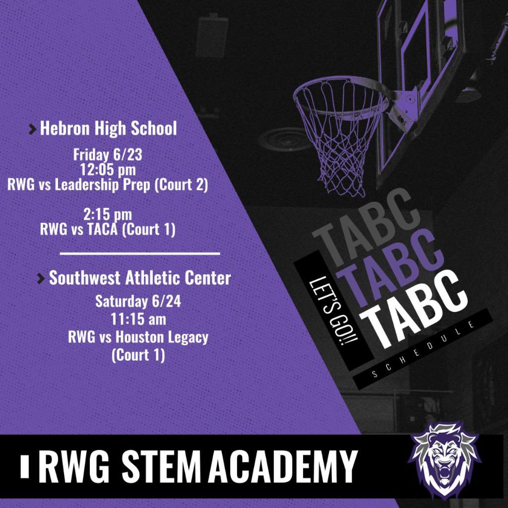 Coaches come out and check us out tomorrow at the @Tabchoops @rwgathletics @_Cam3ronnThomas @BrycesonMelvin @BigM1K @iiiamdaunte @MarleyLofton @_w3nde11 @DJH5Report