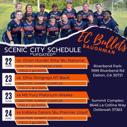updated schedule!!