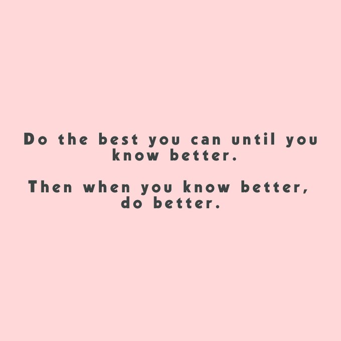 Do the best you can until you know better. Then when you know better, do better https://t.co/w4opAKI<a href="/tag/spring"class="tags"><span>#spring</span></a><a href="/tag/canada"class="tags"><span>#canada</span></a><a href="/tag/iphone"class="tags"><span>#iphone</span></a><a href="/tag/icicles"class="tags"><span>#icicles</span></a><a href="/tag/cinematic"class="tags"><span>#cinematic</span></a>