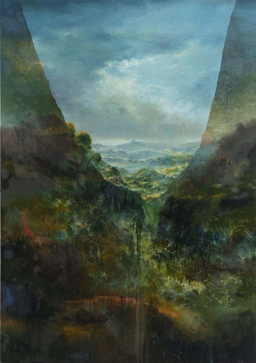jeryzner's tweet photo. #Inners #WagnerTonight #Maddow #LastWord @SRuhle @11thHour 
#sruhle #11thHour 

Pre Art Break 1
Petri Ala-Maunus-“Vista”(2020) oil 

Finish artist

6Ft x 4Ft https://t.co/YILCBur0Y9