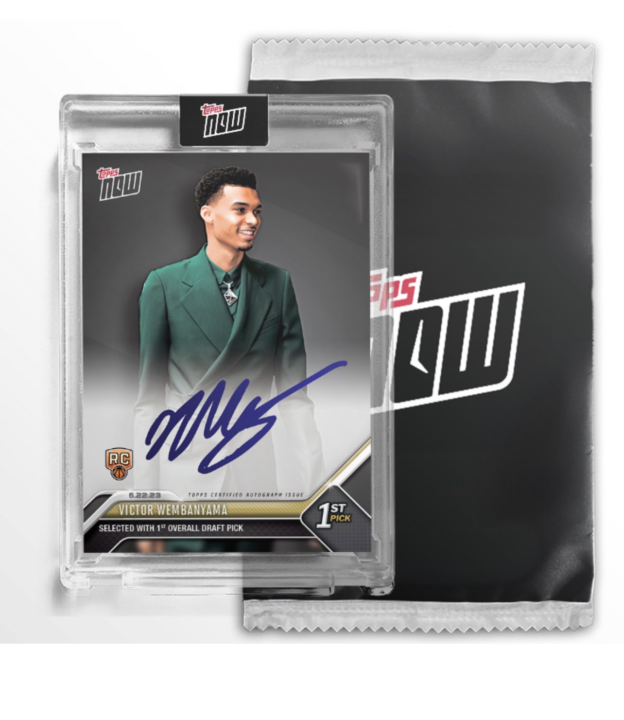 Darren Rovell on X: Topps Now selling signed Victor Wembanyama Draft Day  cards. Less than 200 will be produced. Started at $4,000 each and goes down  by $250 increments every five minutes