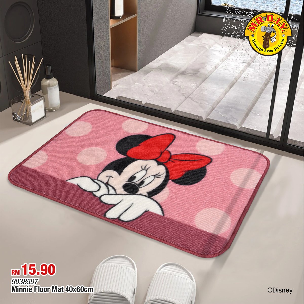 mrdiyMY's tweet photo. Step into a world of magic and enchantment with our Disney floor mat. Let your imagination soar as you're greeted by beloved characters and whimsical designs 😍
#MRDIY #AlwaysLowPrices #MRDIYxDisney #Collaboration #Disney #AlwaysMagical #Floor #Mat https://t.co/KQpHFOMbaM