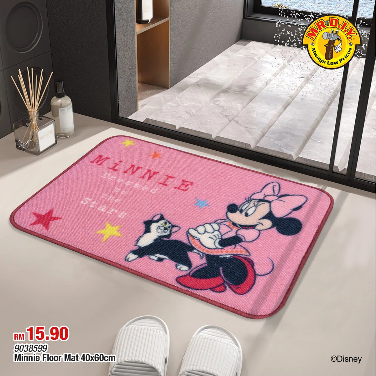 mrdiyMY's tweet photo. Step into a world of magic and enchantment with our Disney floor mat. Let your imagination soar as you're greeted by beloved characters and whimsical designs 😍
#MRDIY #AlwaysLowPrices #MRDIYxDisney #Collaboration #Disney #AlwaysMagical #Floor #Mat https://t.co/KQpHFOMbaM