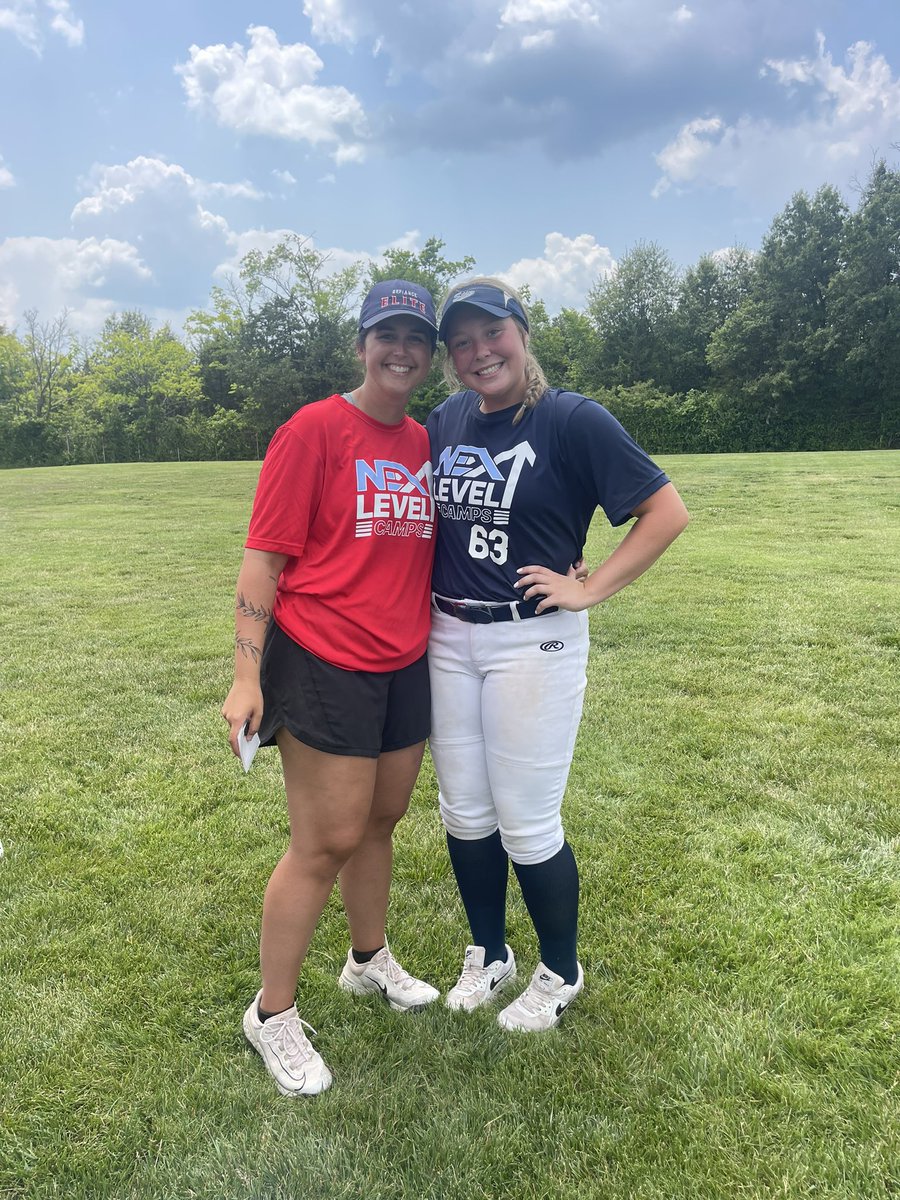 NixMacey's tweet photo. Thank you Next Level for having such an amazing camp! I wanted to thank all of the coaches for coming out and showing me new drills while also learning the game. @HowellSoftball @STLStix05 @Jeffco_softball @SCCougsSoftball @CMUeaglesSBB @sfccmo_softball https://t.co/vKk4YcSJ5c