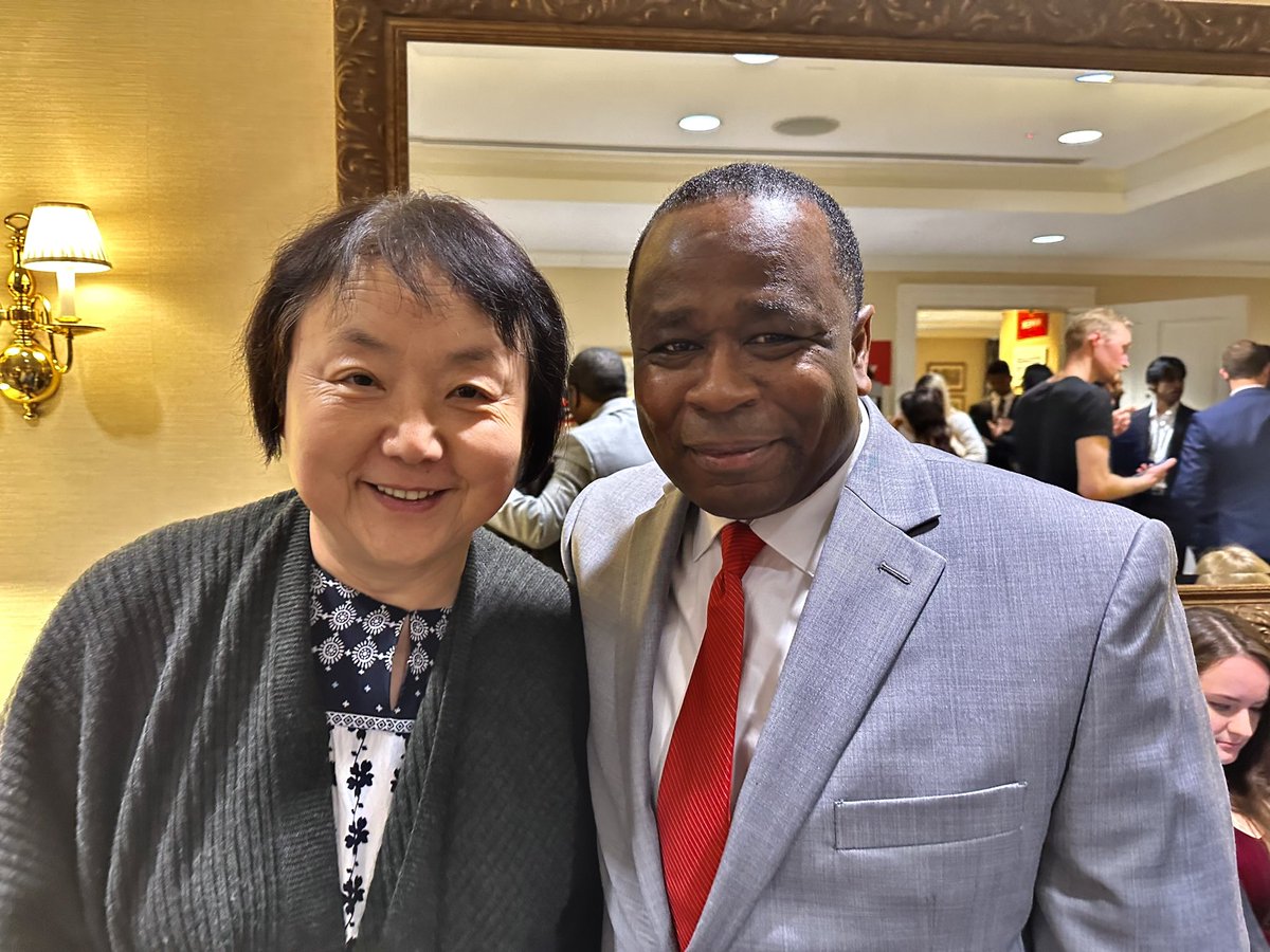 So honored to meet Simon Ateba <a href="/simonateba/">Simon Ateba</a>, chief WH correspondent from Cameroon for Today News Africa. He called out the Biden’s press secretary’s blatant racism for ignoring him in the press room: “This is not China. This is not Russia! This is the United States!”