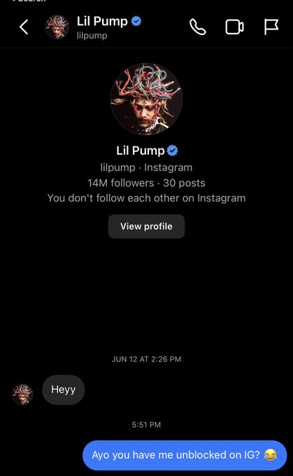 He’s back LOL https://t.co/RnV0ekL3Fo