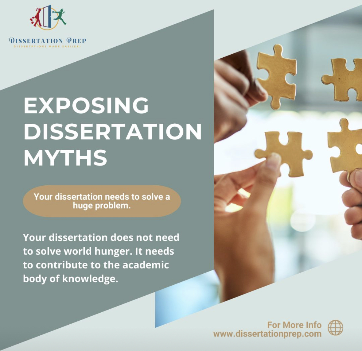DaniBabb's tweet image. Debunking a dissertation myth: Your doctoral study doesn't need to solve world hunger!

🌍 Myth: Your Dissertation Needs to Solve a Huge Problem.

📚 Fact: Your Doctoral Study Can Be Narrow and Focused! 

#DissertationMyth #DoctoralStudy #ResearchObjectives #DissertationPrep