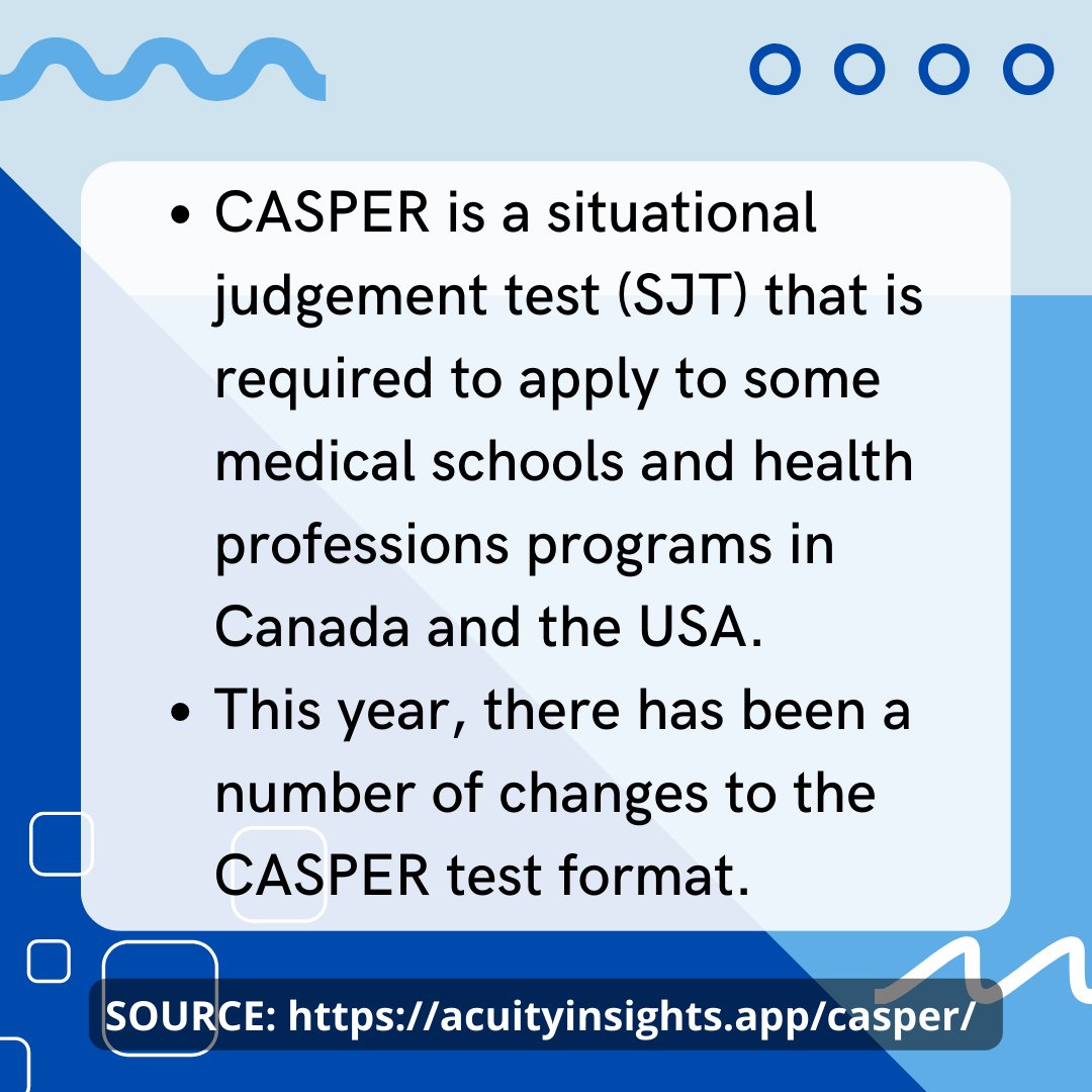 cos_uoft's tweet photo. Just in case you haven't heard...there are major changes to the #CASPERTest for the 2023-2024 application year!
Read our post to learn more about the changes and our free CASPER prep program open to COS members! ๐ https://t.co/RH9AQq0KJE