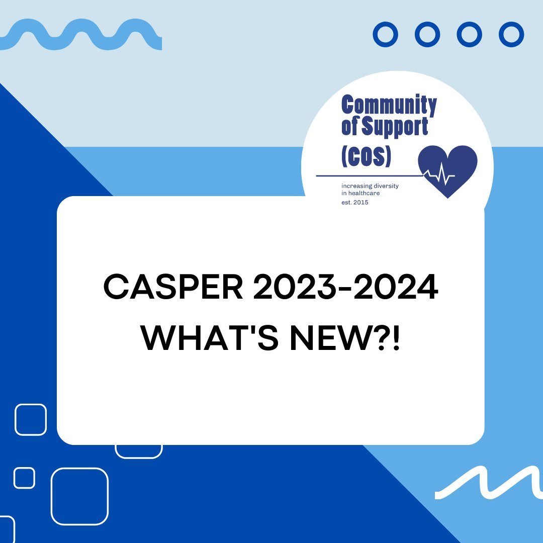 cos_uoft's tweet photo. Just in case you haven't heard...there are major changes to the #CASPERTest for the 2023-2024 application year!
Read our post to learn more about the changes and our free CASPER prep program open to COS members! ๐ https://t.co/RH9AQq0KJE