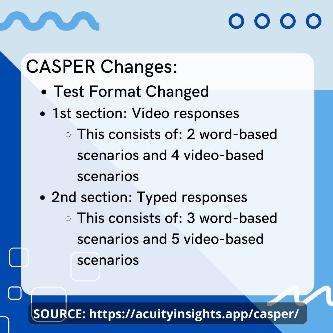 cos_uoft's tweet photo. Just in case you haven't heard...there are major changes to the #CASPERTest for the 2023-2024 application year!
Read our post to learn more about the changes and our free CASPER prep program open to COS members! ๐ https://t.co/RH9AQq0KJE
