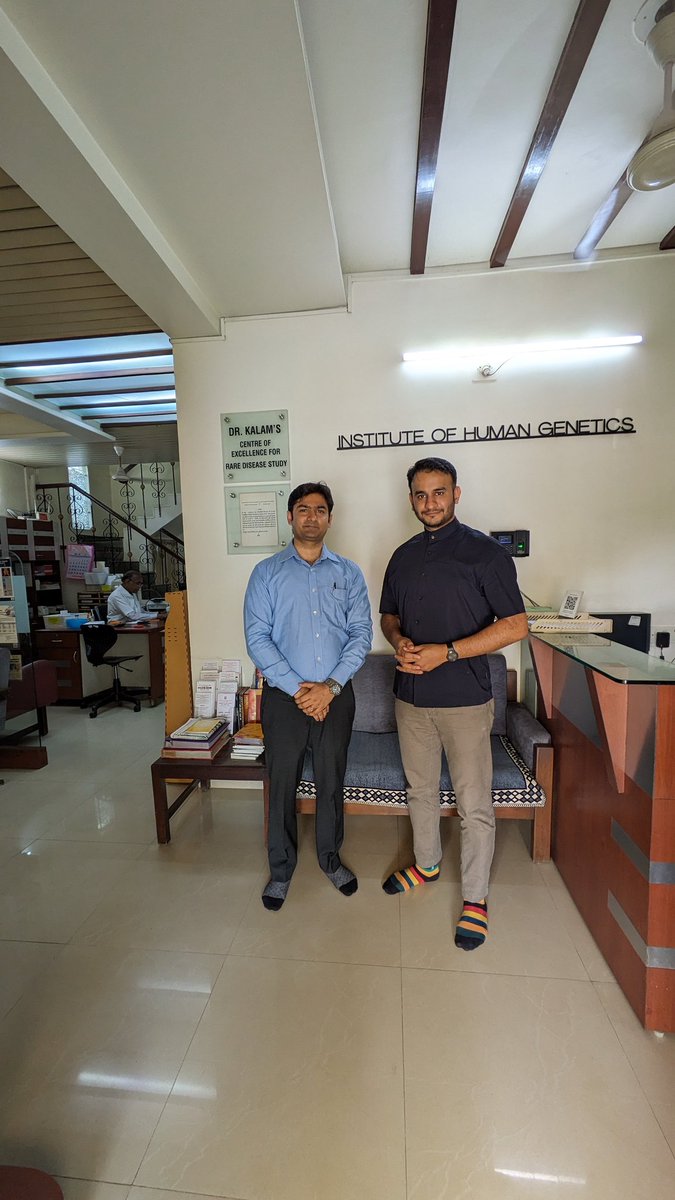 Hosted Arjun Gupta, CEO of the startup Genetico Research & Diagnostics Pvt. Ltd. at #FRIGE. Was great to explore mutual strengths & collaborate towards development of tools for improving access to #genomics based healthcare in India.