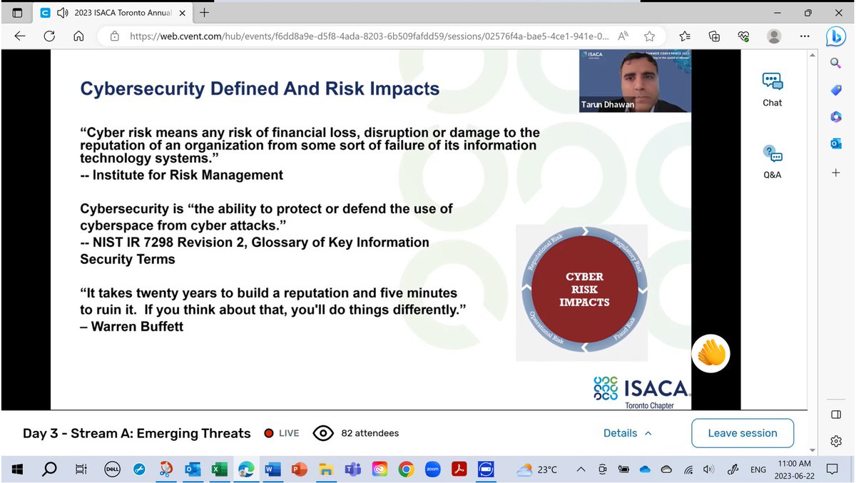 ISACA Toronto tweet media