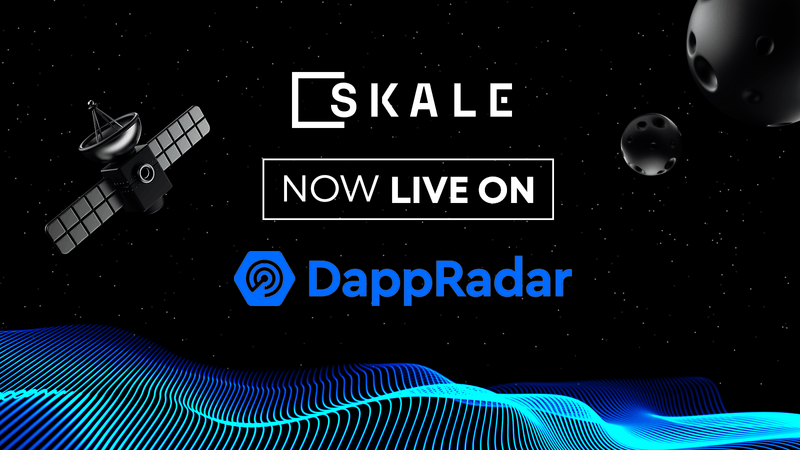 ⚔️  @SkaleNetwork integrates with @DappRadar

⚔️ Users can now view activity from #dapps on multiple #SKALE chains in one place

💫 VISIT
dappradar.com
#SCN1 $RADAR $SKL