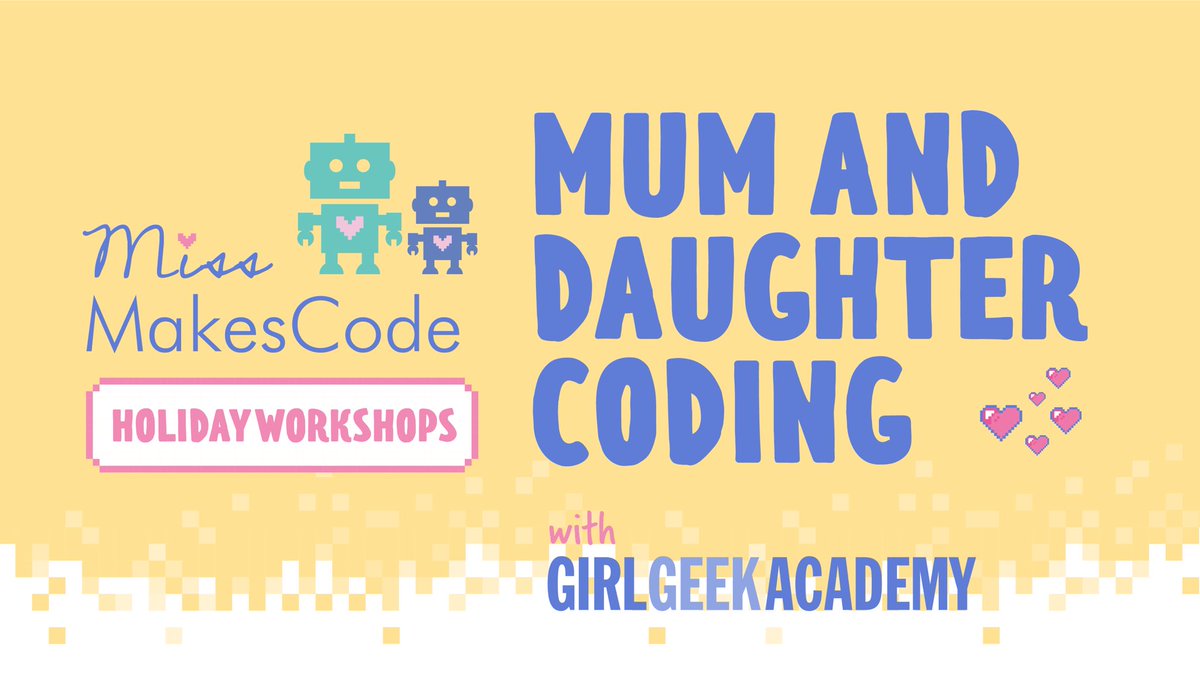 SarahMoran's tweet photo. We’re hosting #MissMakesCode in Brisbane next week!
Come along one morning and join us: https://t.co/huKrDzA6xE https://t.co/HM3QDQddxX