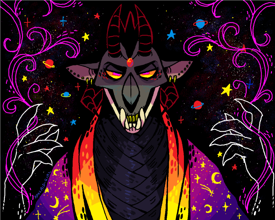「Thinking about my old demon character de」|🌸Ms Paint Queen💖💙💜のイラスト