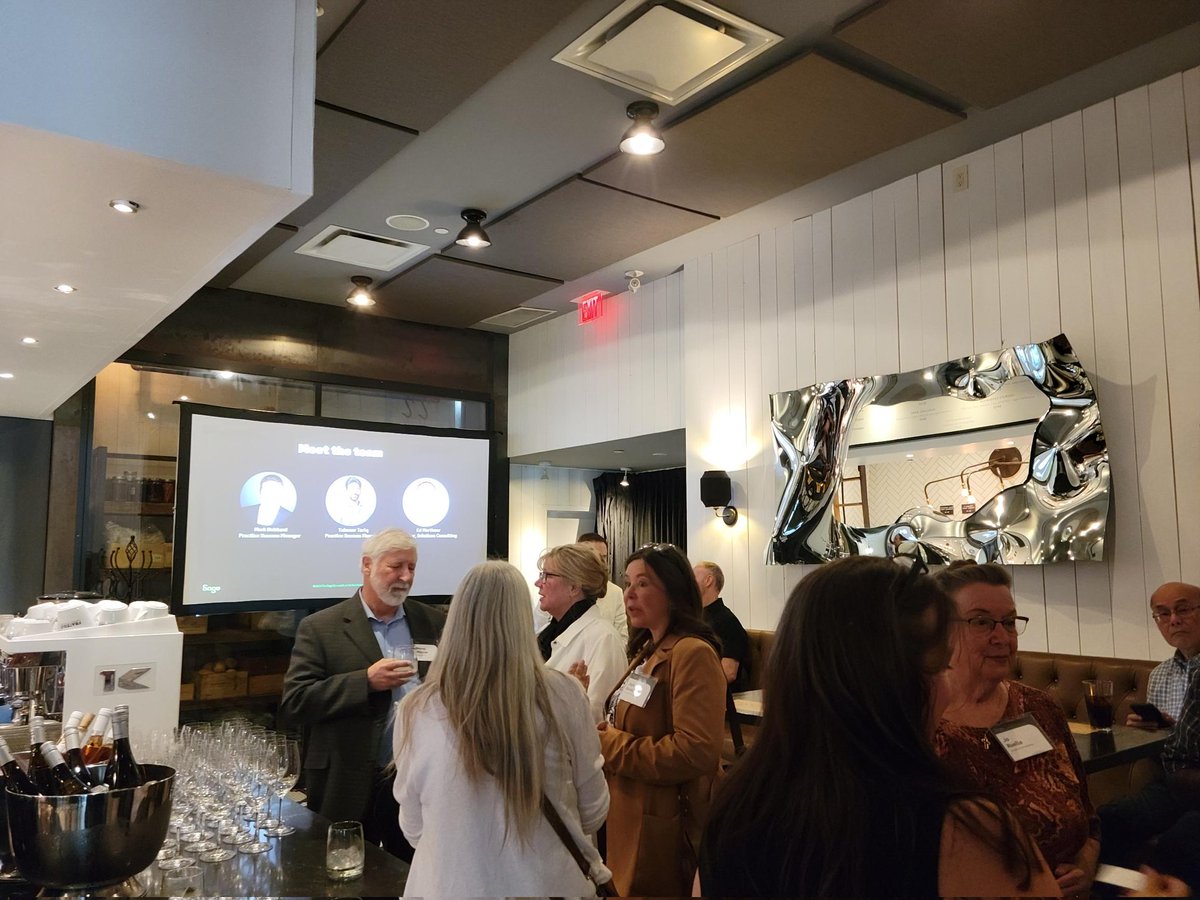 Fun is just beginning tonight with Sage Cocktails &amp; Connections! We 💕 our #Accountants #Sage #SageIntacct #CloudAccounting