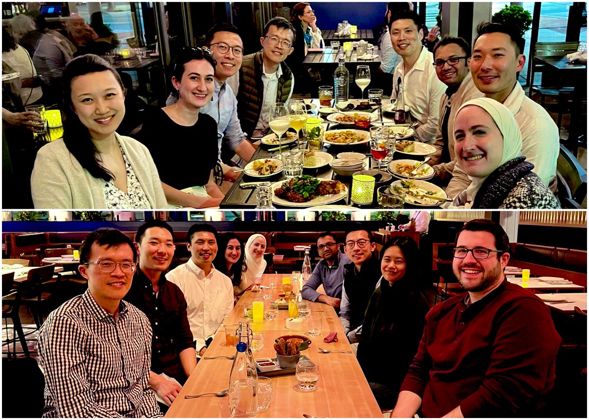 Celebrating our #BWHMotility research group during our regular feasts🎉🍽️ Thank you everyone for all the hard work, dedication & trust this past academic year — look forward to more exciting endeavors to come💪 Best of luck to those leaving us — you’ll always be part of #moma❤️