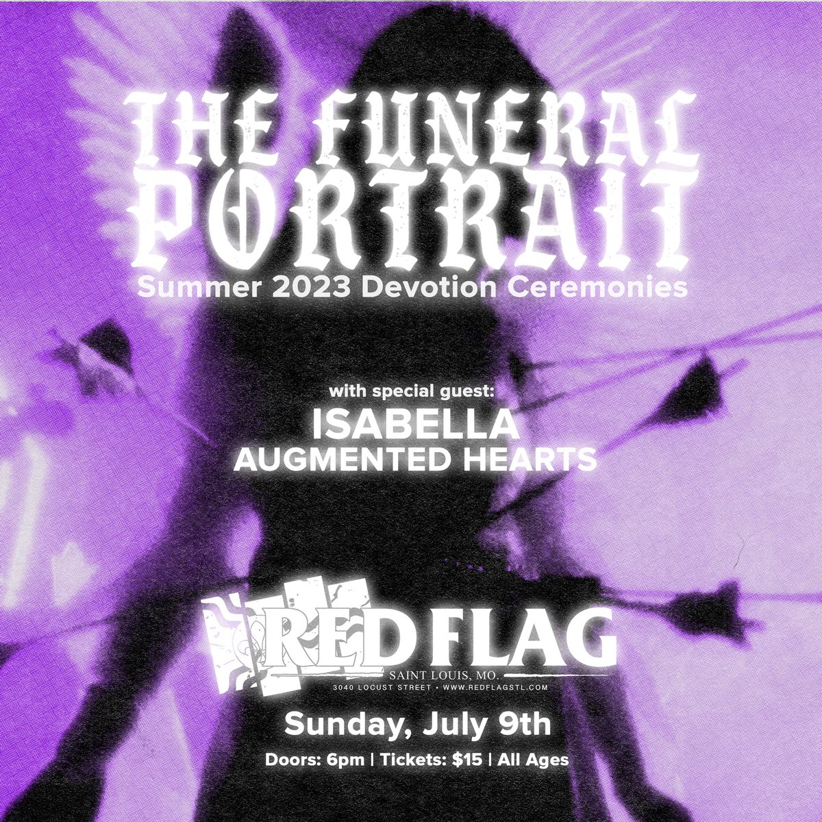 TFP_devotion's tweet photo. Saint Louis, MO we are making our return to the Red Flag on Sunday July 9th. Tickets are on sale now and we’re so excited to see y’all again https://t.co/HFzkYu7i5p https://t.co/Gd3l0ifXU3