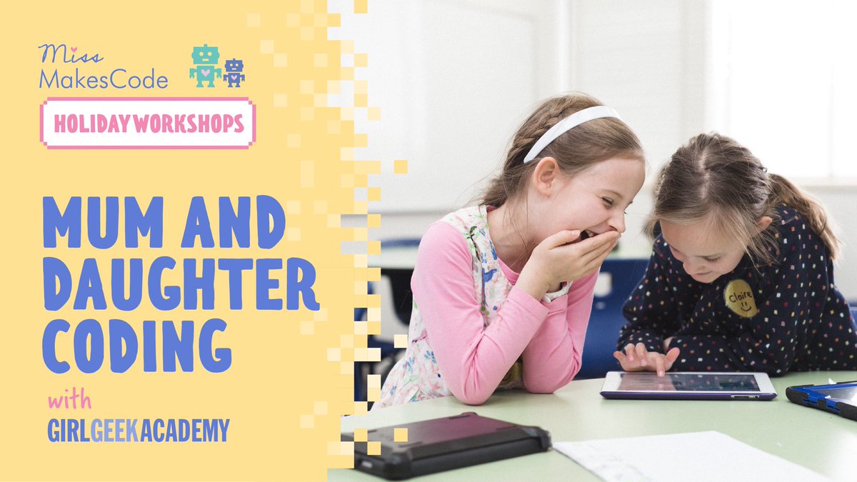 Calling all Brisbane aunts, nanas, neighbours and mums and daughters: let’s learn code together! We’re running school holiday workshops next week in Queensland: eventbrite.com.au/o/girl-geek-ac…