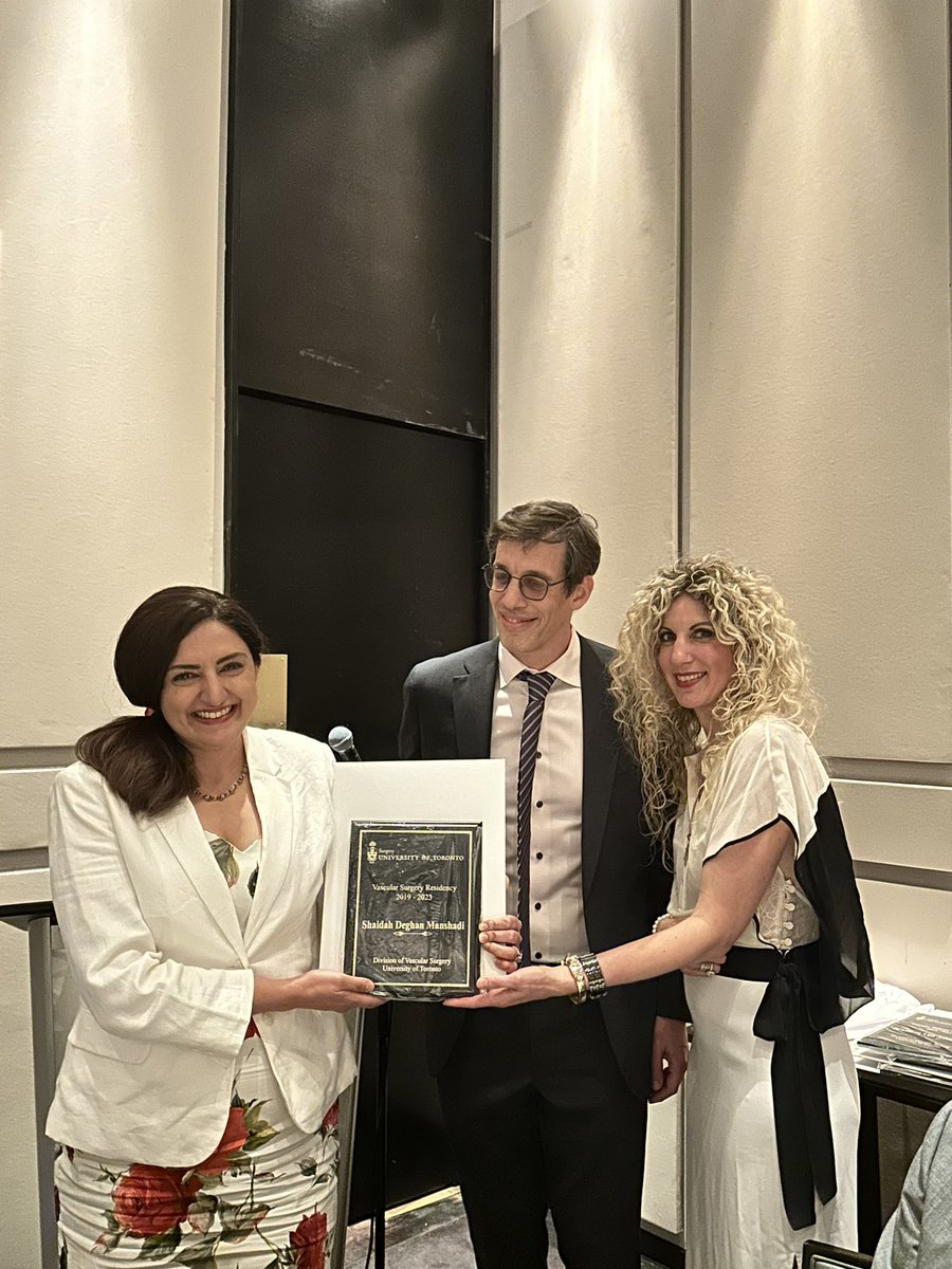 U of T Vascular Surgery Residents (@torontovascular) on Twitter photo Our graduating residents: Monica, Sultan, <a href="/bvanasseldonk/">Brandon Van Asseldonk</a>, and <a href="/ShaidahDeghan/">Shaidah Deghan, MSc. MD FRCSC</a> with speeches given by Drs. Kayssi, Lindsay, Azoubel, and Oreopoulos <a href="/ahmedkayssi/">Ahmed Kayssi</a> <a href="/oreopoulos/">George Oreopoulos</a> <a href="/UofTVascular/">UofT Vascular Surgery</a> <a href="/UofTSurgery/">U of T Department of Surgery</a> Our graduating residents: Monica, Sultan, <a href="/bvanasseldonk/">Brandon Van Asseldonk</a>, and <a href="/ShaidahDeghan/">Shaidah Deghan, MSc. MD FRCSC</a> with speeches given by Drs. Kayssi, Lindsay, Azoubel, and Oreopoulos <a href="/ahmedkayssi/">Ahmed Kayssi</a> <a href="/oreopoulos/">George Oreopoulos</a> <a href="/UofTVascular/">UofT Vascular Surgery</a> <a href="/UofTSurgery/">U of T Department of Surgery</a>