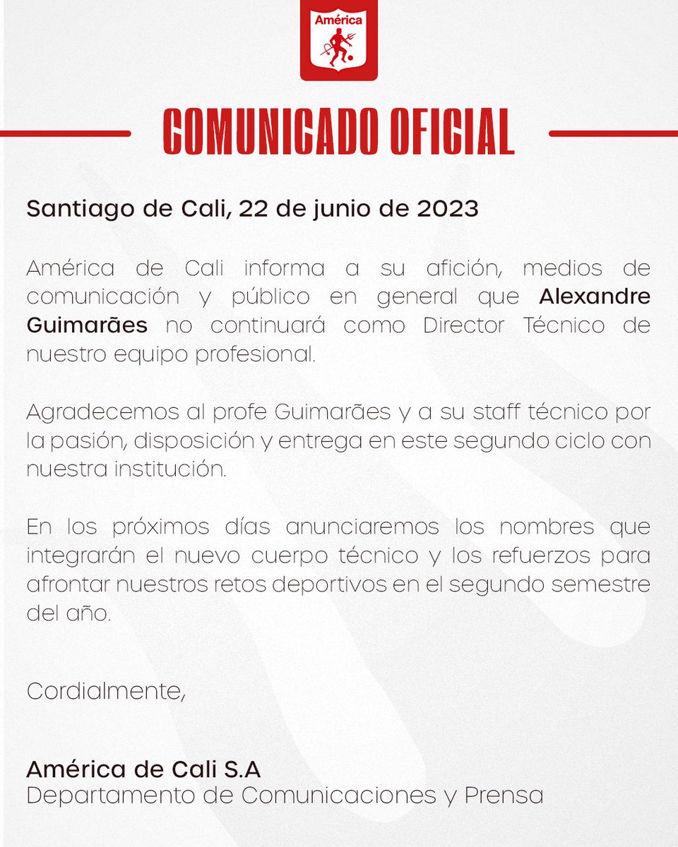 América de Cali tweet media