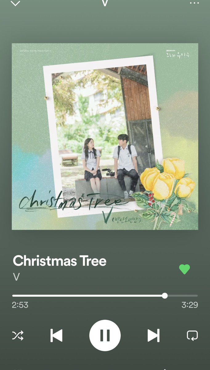 SMA FANCAST  CHALLENGE ✅

@CMyrteza will donate 300K fancast 💛 to V’s Angels GC for 1000 streaming screenshot of Christmas Tree in Spotify ! Pls participate so we get additional 💛 for Taehyung! 

Fighting! 💜

#V_ChristmasTree

open.spotify.com/track/186NCtNk…