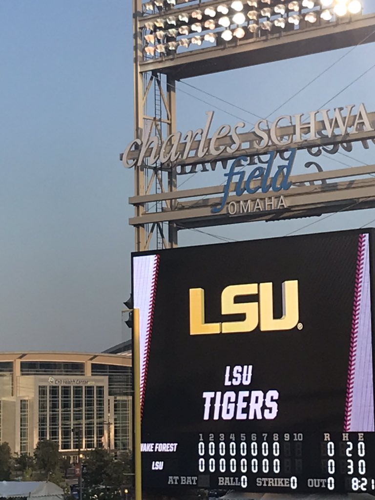 It’s been a great one…here we go! <a href="/CWSOmaha/">College World Series of Omaha</a>