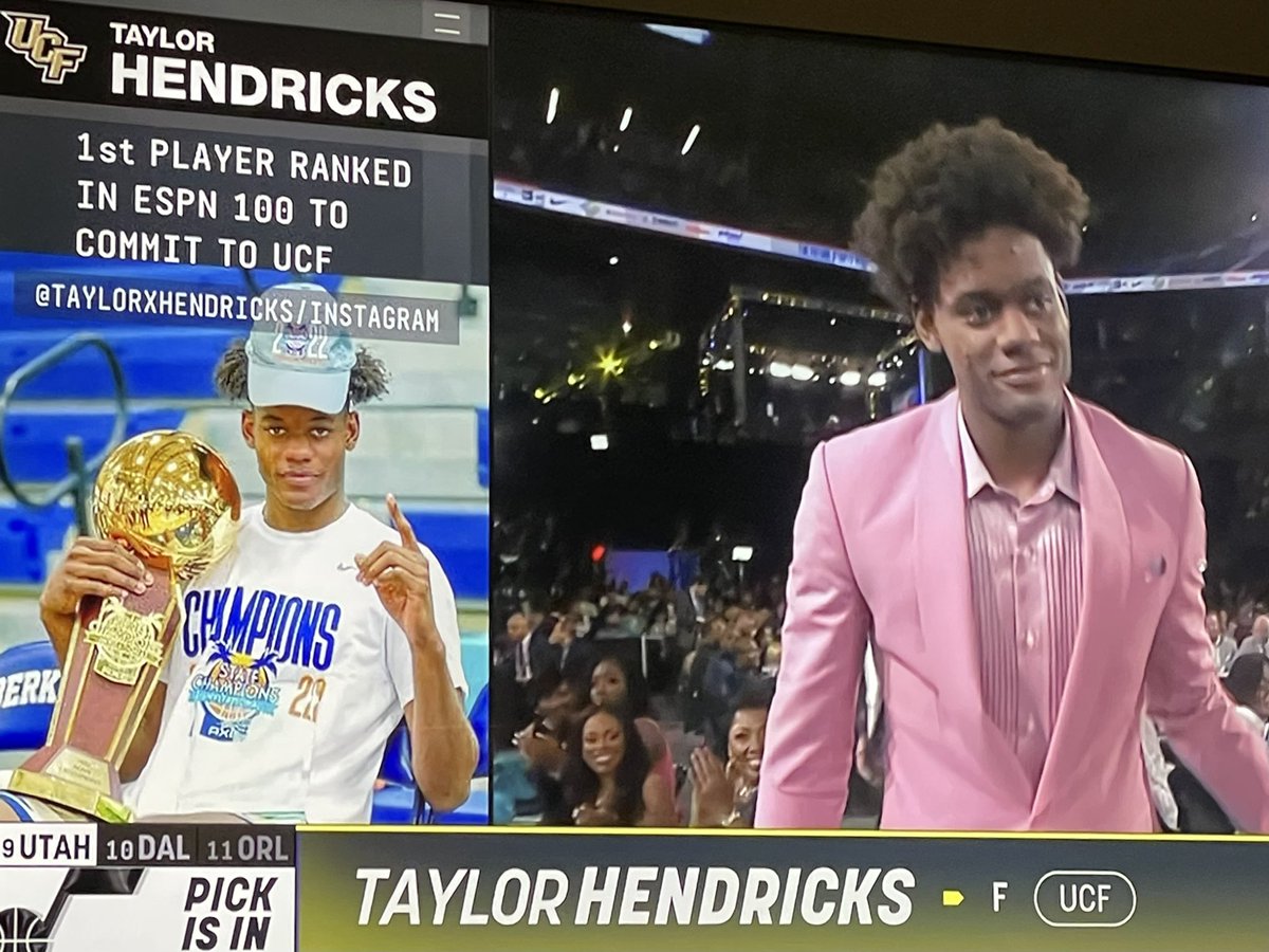 It’s NBA Draft Night! Congrats to the first UCF player to be drafted in the NBA! The Jazz are lucky to get Taylor!🏀 

#nbadraft #nbadraft2023 
#ucf #utahjazz #TaylorHendricks #nba #NBADraft