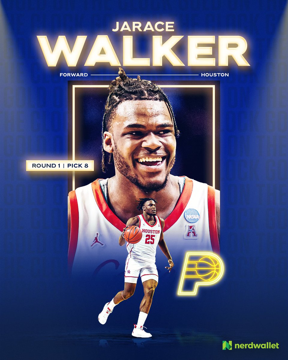 we have agreed in principle to acquire Houston forward Jarace Walker from the Wizards in a trade to be finalized later.

welcome to Indiana, Jarace! 👏

@NerdWallet | #GoldOnTheClock
