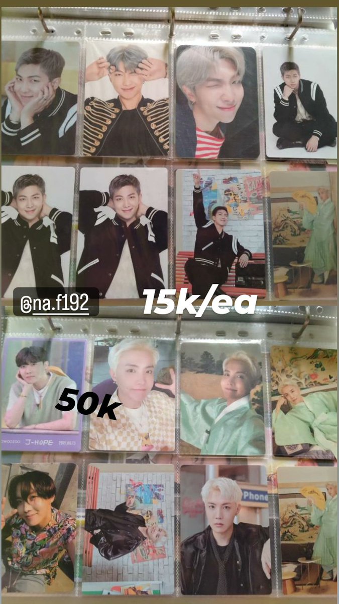 ynwa139's tweet photo. [ Help RT ]
wts//want to sell
BTS PC MPC 

🏠Jateng
✅ Good condi (DM)
✅ Co shopee
✅ Take min 3
✅ Take banyak (bisa nego)
✅ Free pack
Ready Ina 

*Kalo ada yang mau satuan DM aja dulu*

🏷 tag pc mpc namjoon, seokjin,Suga, jhope, Jimin, taehyung, jungkook https://t.co/NWOiZmUw3a