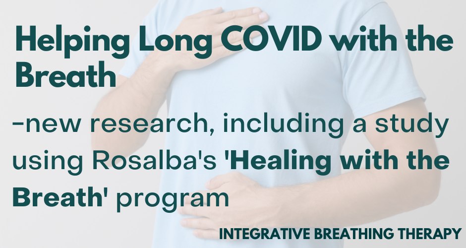 rosalbacourtney's tweet image. Good news -dysfunctional breathing responds really well to Integrative Breathing Therapy (IBT) protocols like the 6 week ‘Healing with the Breath’ program that I’ve developed and taught to practitioners around the world.

rosalbacourtney.com/helping-long-c…