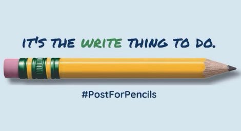 Kids can't learn without the tools they need. Through June 30, for every tweet with #postforpencils, @WeRTiconderoga will provide a pack of pencils to students in under-resourced schools through @kidsinneed, up to 2M. RETWEET this post to help!