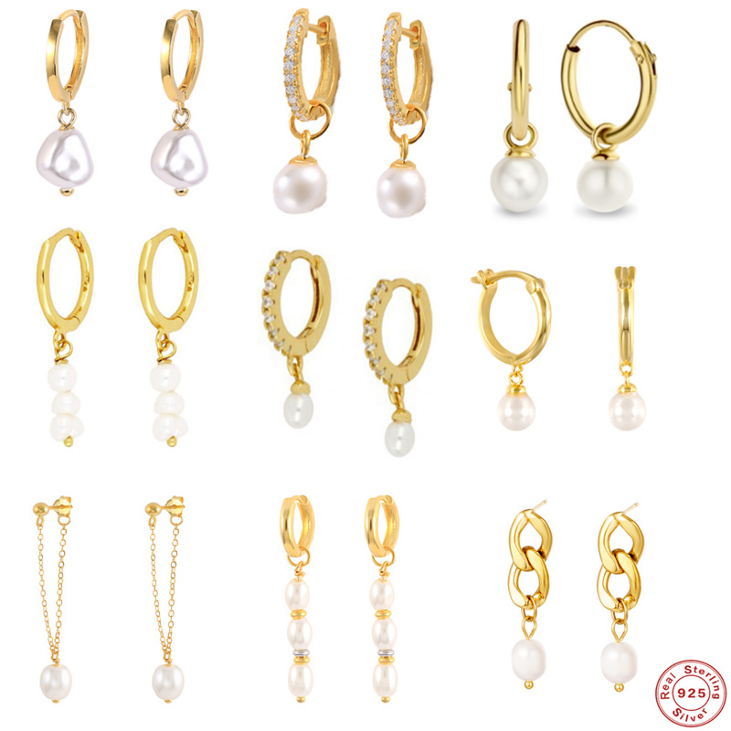Pearl earrings to decorate your summer！🩶

#pearl #earrings #summer #jewelry #jewelrymaking #SterlingSilver #wholesale #alibaba