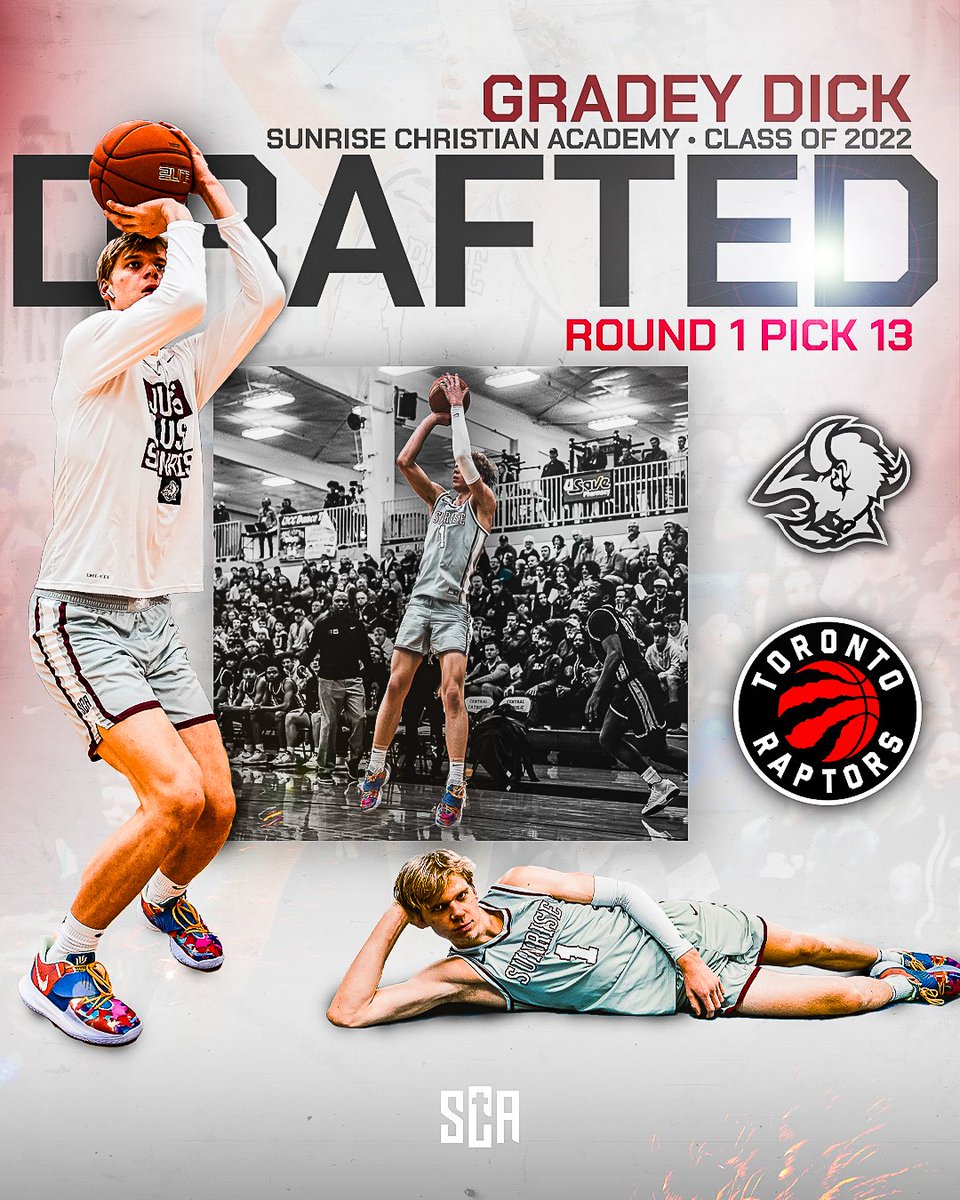 Wichita ➡️ Toronto

Proud to see <a href="/gradey_dick/">Gradey Dick</a> drafted by the <a href="/Raptors/">Toronto Raptors</a>  with the 13th pick!

#RiseUp