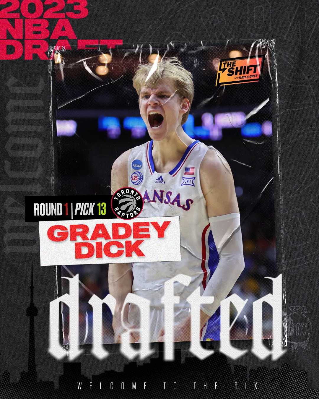 Wichita native Gradey Dick drafted by Toronto Raptors in first